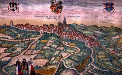 Kort over Frankenburg, fra 