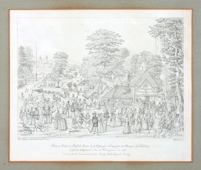 Fest ved Horseydown i ca. 1590 af Joris Hoefnagel