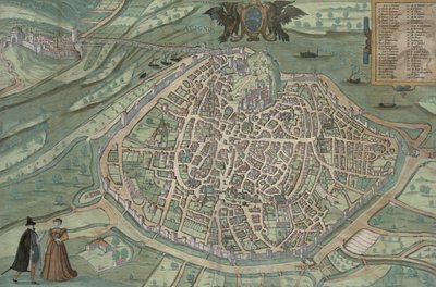 Kort over Avignon, fra 