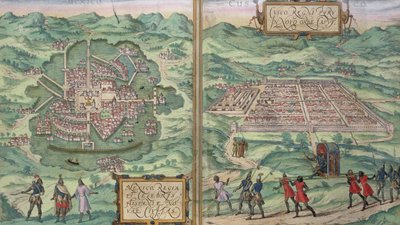 Kort over Mexico og Cuzco, fra 