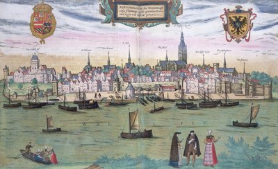 Kort over Nijmegen, fra 
