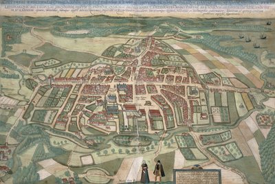 Kort over Odense, fra 