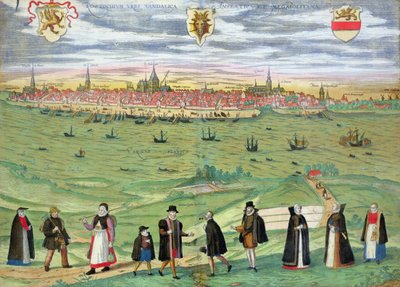 Kort over Rostock, fra 