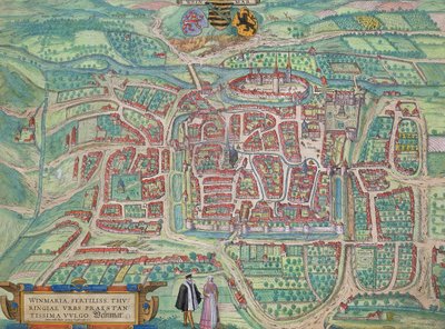 Kort over Weimar, fra 