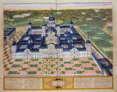 Plan over klostret El Escorial, fra 