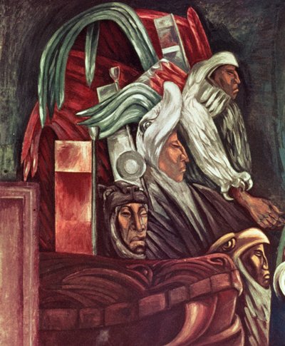 Aztec Warriors, fra The Epic of American Civilization af José Clemente Orozco