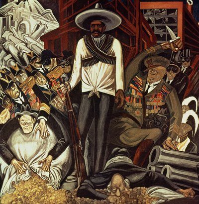 Hispanic-America, fra The Epic of American Civilization af José Clemente Orozco