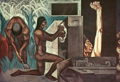 Præ-columbiansk guldalder, fra The Epic of American Civilization af José Clemente Orozco