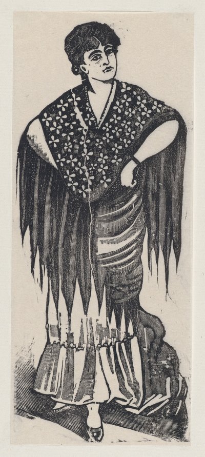 En sigøjner, ca. 1880-1910., ca. 1880-1910. af José Guadalupe Posada