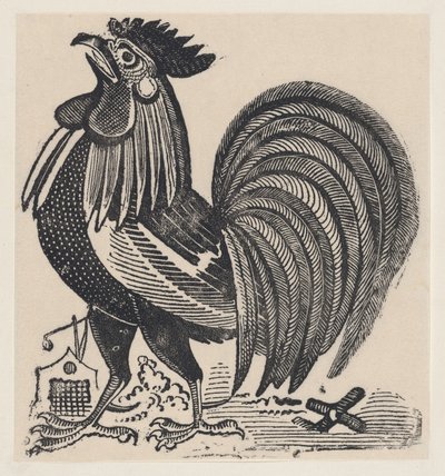 En hane, ca. 1880-1910., ca. 1880-1910. af José Guadalupe Posada