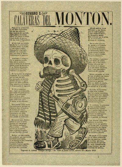Massernes Calavera, nr. 2 af José Guadalupe Posada