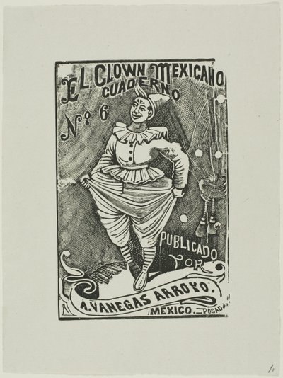 Mexicansk klovn, nr. 6 af José Guadalupe Posada