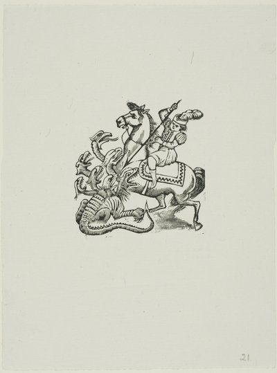 Sankt Georg af José Guadalupe Posada