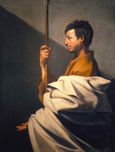 Sankt Thomas apostlen, ca. 1612. af José Ribera de