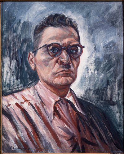 Selvportræt (olie på lærred af José Clemente Orozco