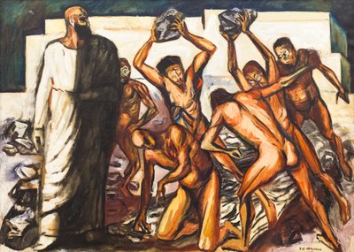 Sankt Stefans martyrium af José Clemente Orozco