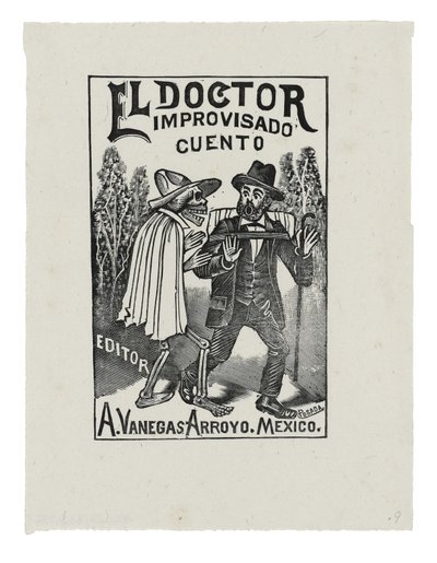 The Impromptu Doctor Tale, ca. 1888-1913, trykt 1942 (gravering) af José Guadalupe Posada