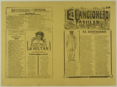El cancionero popular, num. 17 af José Guadalupe Posada