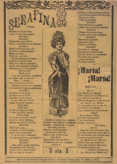 Serafina af José Guadalupe Posada