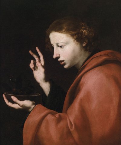 Sankt Johannes Evangelisten af Jusepe de Ribera
