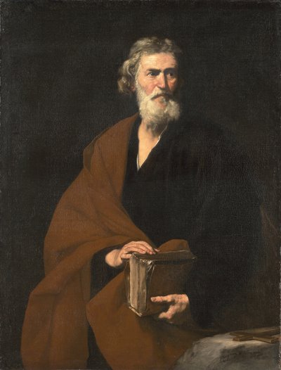 Sankt Matthæus Evangelisten af Jusepe de Ribera