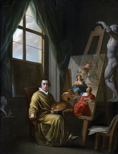 Selvportræt af Josef Abel