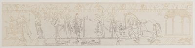 [Scene fra Bayeux-tapetet]. af Josef Albert