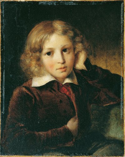 drengeportræt af Josef Bayer