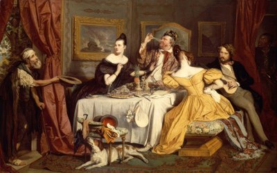 Den rige prasser af Josef Danhauser