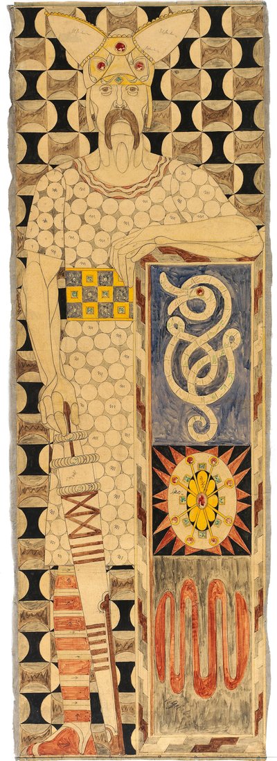 Frisedesign til St. Louis 1904 Verdensudstillingen, 1904. af Josef Engelhart
