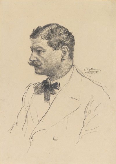 Selvportræt, 1916. af Josef Engelhart