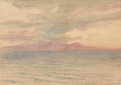 Solnedgang i Kartagobugten af Josef Hoffmann
