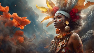 Dreamcore_dreamlike_scene-Aborigines_02 af Josef Johann Michel