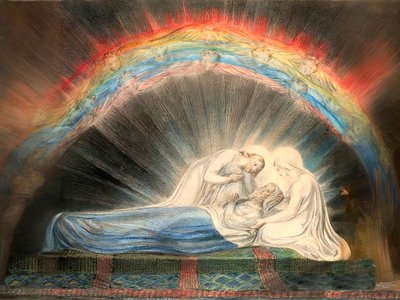 JJM-recreate_Blake-W_Der Tod des hl Joseph af Josef Johann Michel