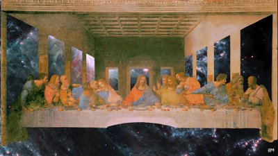 JJM-recreate: Leonardo da Vinci_Den sidste nadver+JWST af Josef Johann Michel