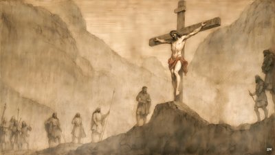 Jesus_Crucifixion_03 af Josef Johann Michel