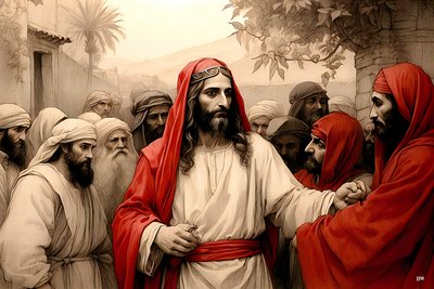 Jesus_forrådt af Judas_02 af Josef Johann Michel