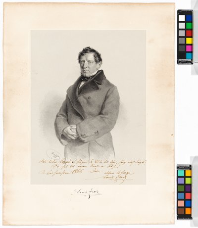 Alois (Louis) Grois (1809-1874), sanger, skuespiller af Josef Kriehuber