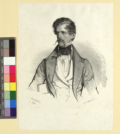 Baron Anton v. Doblhoff af Josef Kriehuber