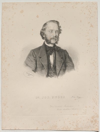 Dr. Jos. Unger af Josef Kriehuber