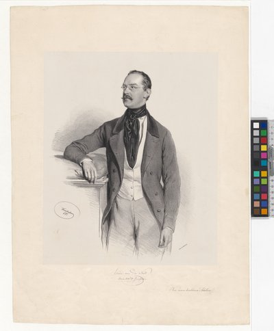 Eduard van der Nüll af Josef Kriehuber