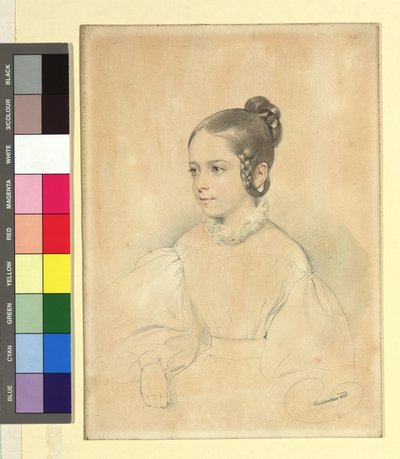 Emilie Kriehuber, Josef Kriehubers datter (?) af Josef Kriehuber