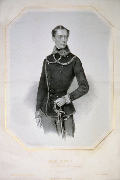 Franz Josef I. s. a. Litho af Josef Kriehuber