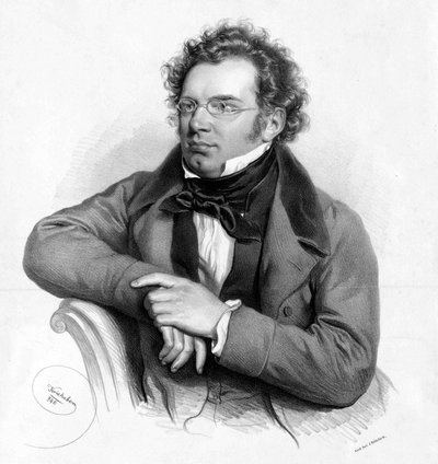 Franz Schubert af Josef Nikolaus Kriehuber