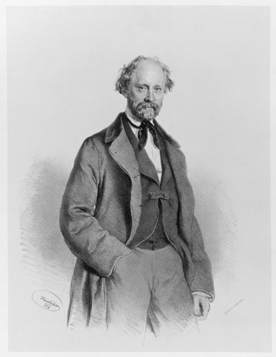 Friedrich Hebbel af Josef Kriehuber