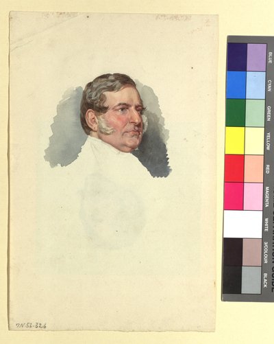 Hermengild Francesconi, første direktør for Kejser Ferdinands Nordbane. Bagside: Franz greve von Schlick, kavalerigeneral af Josef Kriehuber