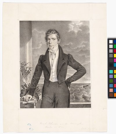 Johann Georg Schwarz (1800-1867, pelshandler) af Josef Kriehuber
