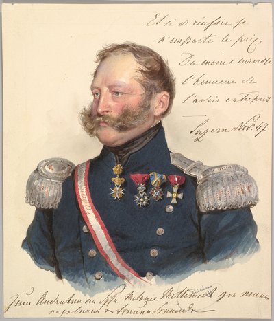 Prins Friedrich af Schwarzenberg af Josef Kriehuber