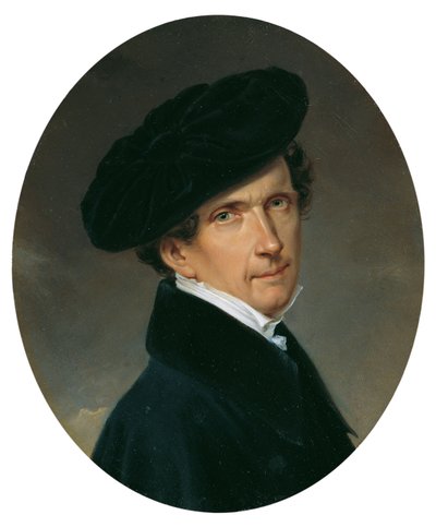 selvportræt af Josef Lambert Denk