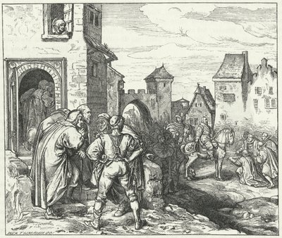 Gustav Adolphus fra Sverige på vej ind i München, 1632 af Josef Mathias Trenkwald